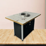 Smokeless barbecue table