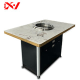 Smokeless barbecue table